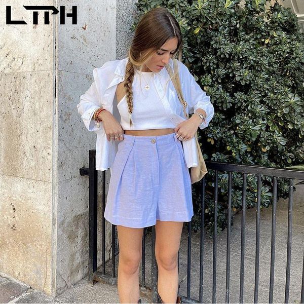 women's shorts ltph resort style women straight loose high waist folds cotton and linen thin bottoms casual short pant 2021 summer, White;black
women's shorts ltph resort style women straight loose high waist folds cotton and linen thin bottoms casual short pant 2021 summer, White;black
