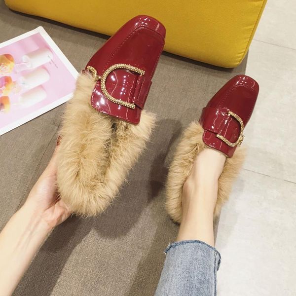 dress shoes ladies 2021 winter pumps warm women fashion faux fur casual female korean loafers high heels, Black
dress shoes ladies 2021 winter pumps warm women fashion faux fur casual female korean loafers high heels, Black