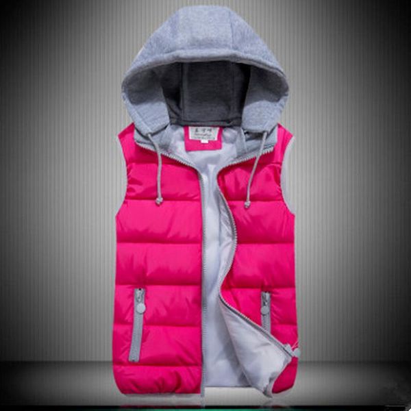 women's vests plus size 3xl autumn winter woman clothing warm female thick women cotton padded short hooded waistcoat x545, Black;white
women's vests plus size 3xl autumn winter woman clothing warm female thick women cotton padded short hooded waistcoat x545, Black;white