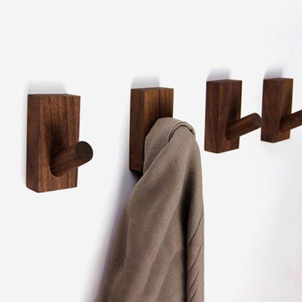 hooks & rails 1pcs natural solid wood coat hook back door hanger self adhesive hanging rack
hooks & rails 1pcs natural solid wood coat hook back door hanger self adhesive hanging rack