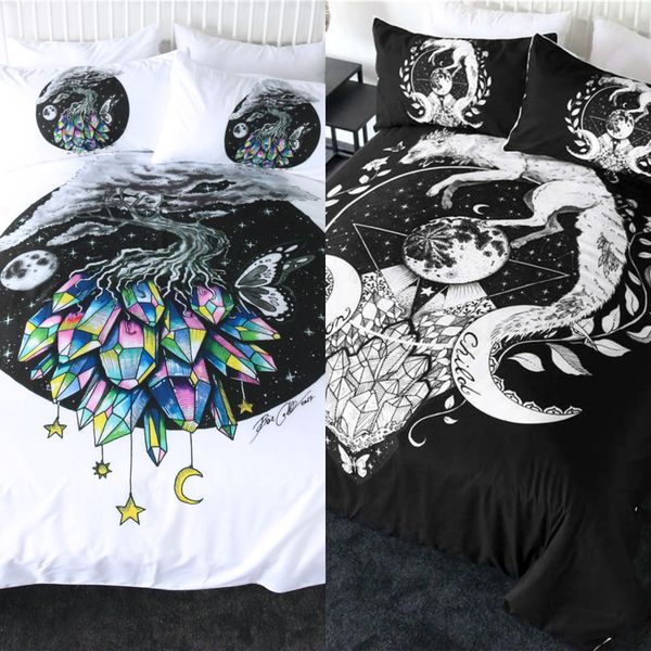 moon child black by pixie cold art bedding set white fox duvet cover galaxy planet bedclothes animal floral home textiles 3pcs c0223
moon child black by pixie cold art bedding set white fox duvet cover galaxy planet bedclothes animal floral home textiles 3pcs c0223