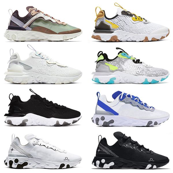 react new vision element 87 55 running shoes mens womens worldwide pack white epic sports sneaker trainers honeycomb sail vast grey triple b, Black
react new vision element 87 55 running shoes mens womens worldwide pack white epic sports sneaker trainers honeycomb sail vast grey triple b, Black