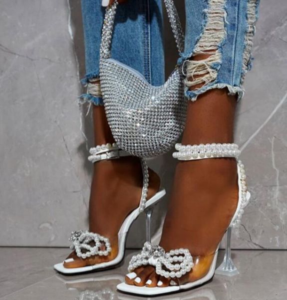 2021 summer trendy ins feng rhinestone bow stiletto sandals transparent wine glass with high heels, Black
2021 summer trendy ins feng rhinestone bow stiletto sandals transparent wine glass with high heels, Black