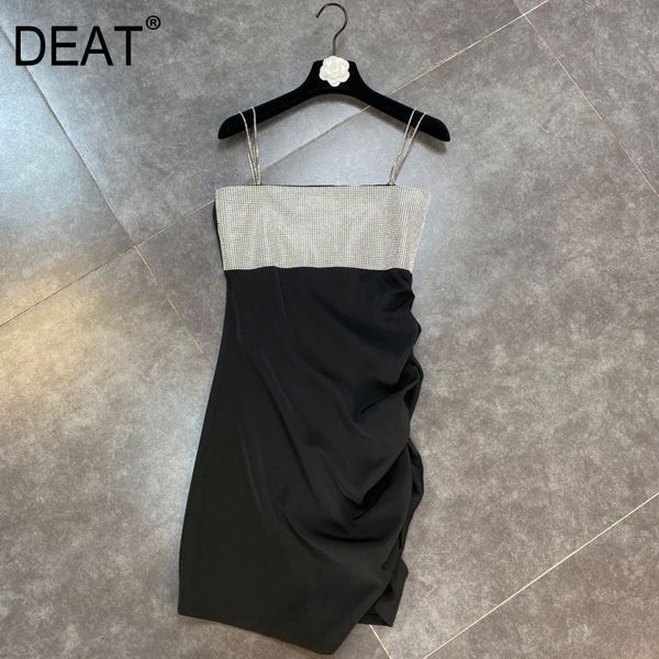 summer sleeveless diamonds strap black shhort mini dress women hr448 210525, Black;gray
summer sleeveless diamonds strap black shhort mini dress women hr448 210525, Black;gray