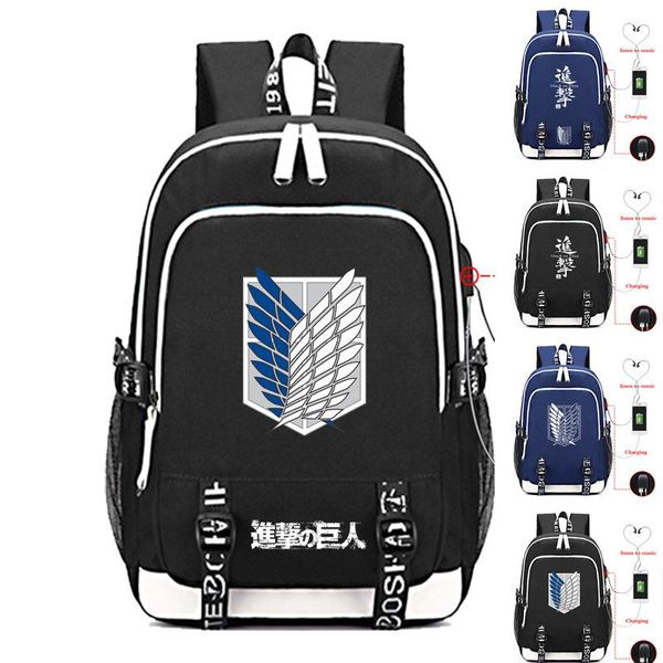 backpack fashion attack on titan boys bookbag student school bags teens usb charging travel backpacks men large capacity mochila
backpack fashion attack on titan boys bookbag student school bags teens usb charging travel backpacks men large capacity mochila