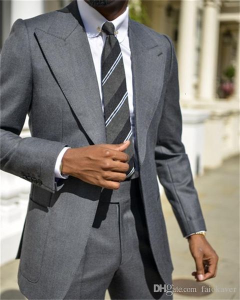 men's suits & blazers evening party wear dark gray a button men's suits 2 formal occasion pieces peaked lapel jacket + wedding gro, White;black
men's suits & blazers evening party wear dark gray a button men's suits 2 formal occasion pieces peaked lapel jacket + wedding gro, White;black
