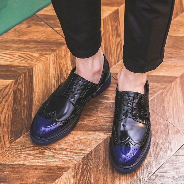 dress shoes yomior wedding party leather italian style formal loafers soft breathable casual brogue, Black
dress shoes yomior wedding party leather italian style formal loafers soft breathable casual brogue, Black