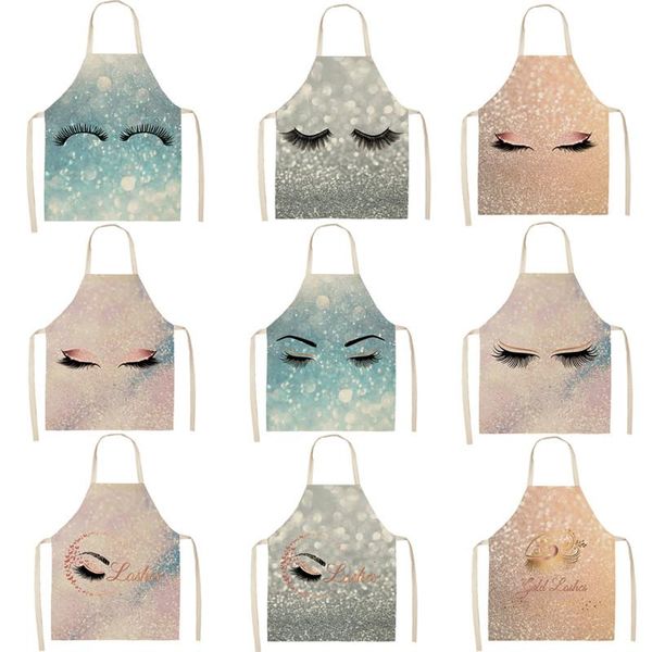 aprons colorful eyelash printed kitchen apron cartoon parent-child sleeveless cotton linen for women cleaning tools
aprons colorful eyelash printed kitchen apron cartoon parent-child sleeveless cotton linen for women cleaning tools