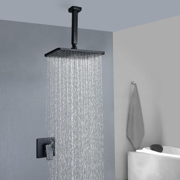 black square rain big panel shower head brass built-in shower mixer bathroom wall & ceiling mounted rainfall faucet set
black square rain big panel shower head brass built-in shower mixer bathroom wall & ceiling mounted rainfall faucet set