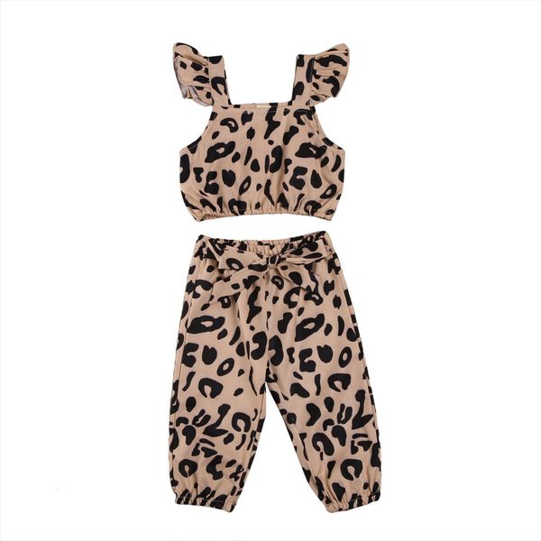 kids leopard suit sleeveless round neck elastic head bowknot waist long pants for summer, White
kids leopard suit sleeveless round neck elastic head bowknot waist long pants for summer, White