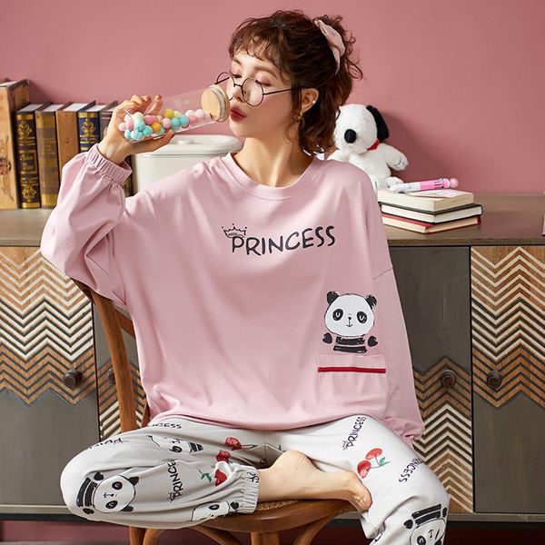 women's sleepwear pajama set women autumn and winter woman nightgown plus size cotton pajamas loose version home service pyjama femme, Black;red
women's sleepwear pajama set women autumn and winter woman nightgown plus size cotton pajamas loose version home service pyjama femme, Black;red
