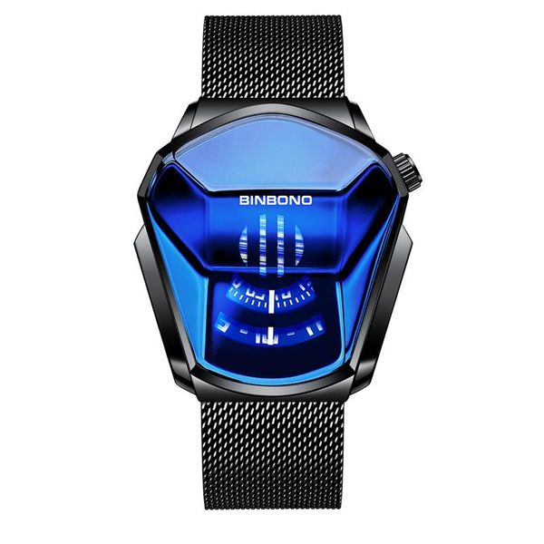 wristwatches luxury fashion trend sports men's watch casual steel band black technology waterproof quartz watches, Slivery;brown
wristwatches luxury fashion trend sports men's watch casual steel band black technology waterproof quartz watches, Slivery;brown