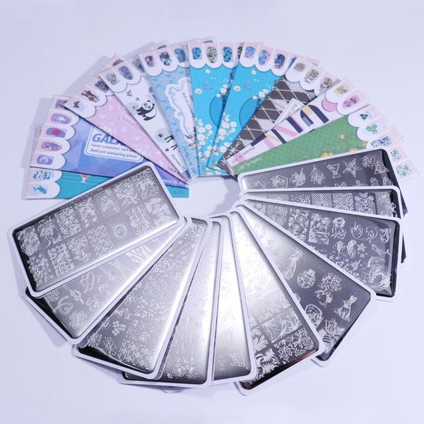 nail art templates beautybigbang 10 pcs stamping plates set lace flower animal geometry dot summer style print image stamp mold template, White
nail art templates beautybigbang 10 pcs stamping plates set lace flower animal geometry dot summer style print image stamp mold template, White