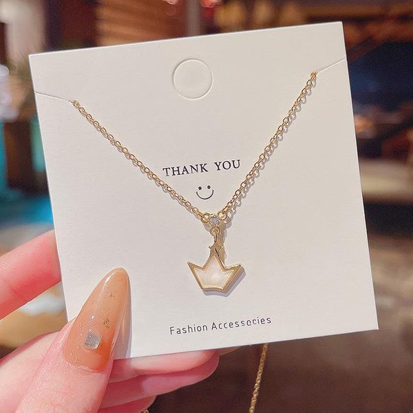 pendant necklaces vintage crown acrylic titanium steel necklace for women fasion gold color choker accessories jewelry gift, Silver
pendant necklaces vintage crown acrylic titanium steel necklace for women fasion gold color choker accessories jewelry gift, Silver