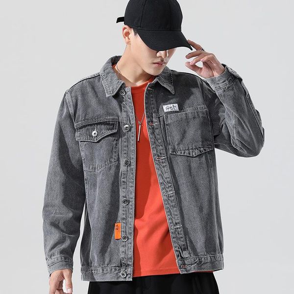 men's jackets big size 5xl 2021 cotton denim jacket men casual individuality punk hip hop high street jeans coat spring autumn quality, Black;brown
men's jackets big size 5xl 2021 cotton denim jacket men casual individuality punk hip hop high street jeans coat spring autumn quality, Black;brown