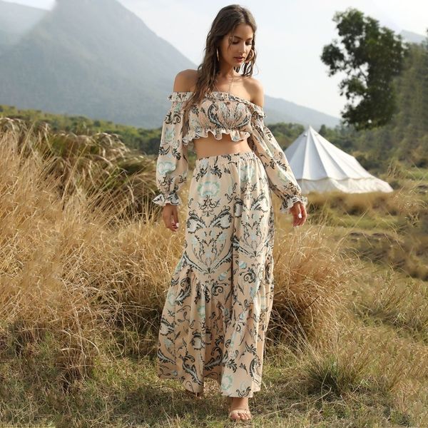 2021 new summer 2 piece set women + pants suit woman clothes slash neck ropa mujer tracksuit harajuku bohemian sets outfits xv5y, Gray
2021 new summer 2 piece set women + pants suit woman clothes slash neck ropa mujer tracksuit harajuku bohemian sets outfits xv5y, Gray