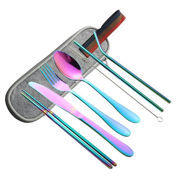 dinnerware sets stainless steel cutlery set portable reusable utensils flatware case spoon
dinnerware sets stainless steel cutlery set portable reusable utensils flatware case spoon