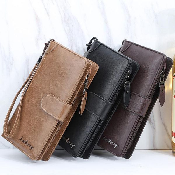 luxury men wallets long purse wallet male clutch leather zipper case 2021 fashion business1, Red;black
luxury men wallets long purse wallet male clutch leather zipper case 2021 fashion business1, Red;black