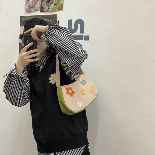 evening bags women's fashion ladies zipper flower underarm shoulder bag trend solid color method stick cute nylon casual handbag
evening bags women's fashion ladies zipper flower underarm shoulder bag trend solid color method stick cute nylon casual handbag