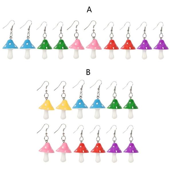 dangle & chandelier 5/6 pairs resin mushroom earrings fresh handmade plastic simulation drop kit for women girl jewelry, Silver
dangle & chandelier 5/6 pairs resin mushroom earrings fresh handmade plastic simulation drop kit for women girl jewelry, Silver