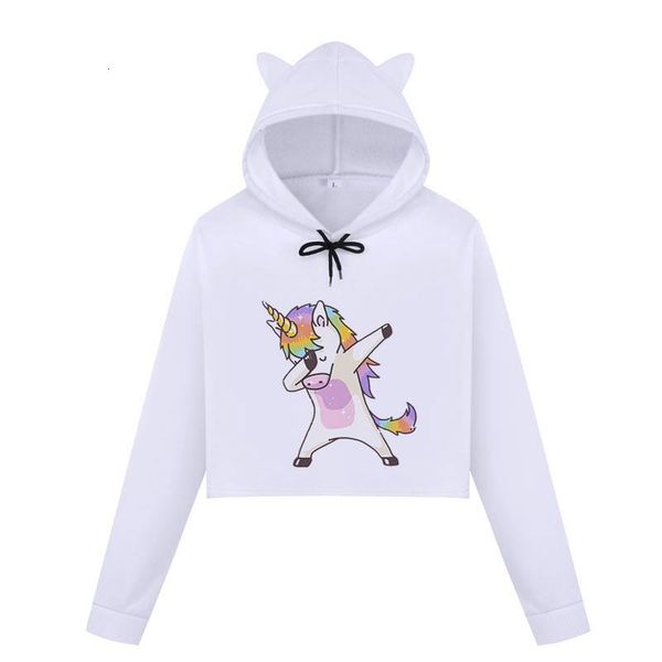 sweatshirt women hoodies cartoon kawaii unicorn print o-neck long sleeve hoody cropped hoodie moletom feminino harajuku pullover, Black
sweatshirt women hoodies cartoon kawaii unicorn print o-neck long sleeve hoody cropped hoodie moletom feminino harajuku pullover, Black