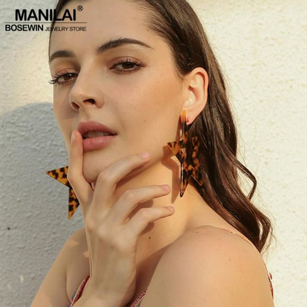 stud manilai punk star acrylic earrings for woman boho starfish oversized jewelry party gift pendientes, Golden;silver
stud manilai punk star acrylic earrings for woman boho starfish oversized jewelry party gift pendientes, Golden;silver
