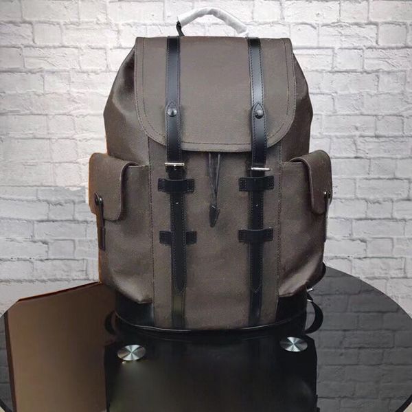 classic men back pack handbags real leather school backpacks shoulder bags for man women rucksack size 41/47/13cm, Black
classic men back pack handbags real leather school backpacks shoulder bags for man women rucksack size 41/47/13cm, Black