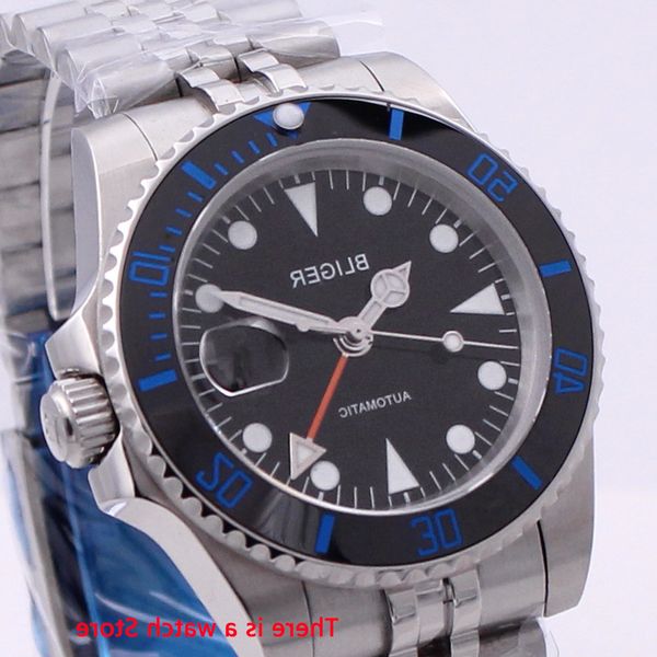bliger 40mm automatic mechanical mens business sapphire crystal gmt watch luminous waterproof calendar wristwatch men, Slivery;brown
bliger 40mm automatic mechanical mens business sapphire crystal gmt watch luminous waterproof calendar wristwatch men, Slivery;brown