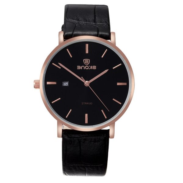 skone / space time fashion simple large dial men's quartz watch ultra thin calendar waterproof student, Slivery;brown
skone / space time fashion simple large dial men's quartz watch ultra thin calendar waterproof student, Slivery;brown