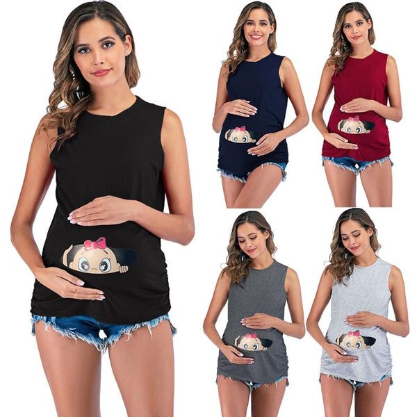 maternity & tees women clothes sleeveless cute print vest tank blouse pregnancy pregnant, White
maternity & tees women clothes sleeveless cute print vest tank blouse pregnancy pregnant, White