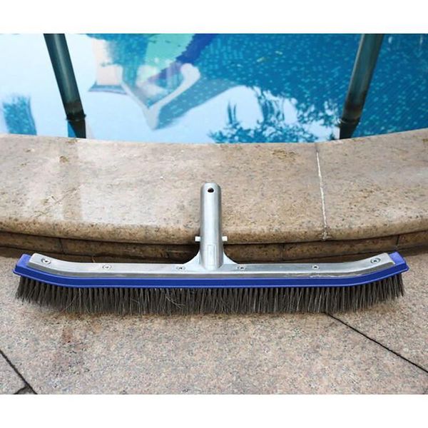 pool & accessories swimming brush heavy duty 18in stainless steel wire bristle cleaning tool for bottom rod moss
pool & accessories swimming brush heavy duty 18in stainless steel wire bristle cleaning tool for bottom rod moss