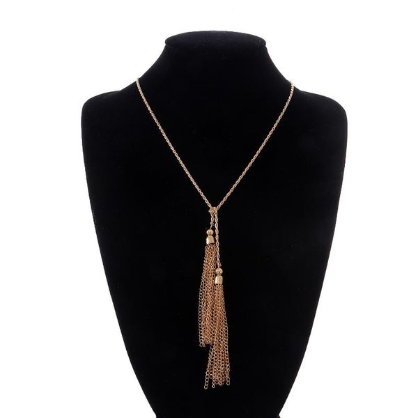 chains ornaments to knot imitation gemstones xl165 women sweater chain tassel pendant necklace, Silver
chains ornaments to knot imitation gemstones xl165 women sweater chain tassel pendant necklace, Silver