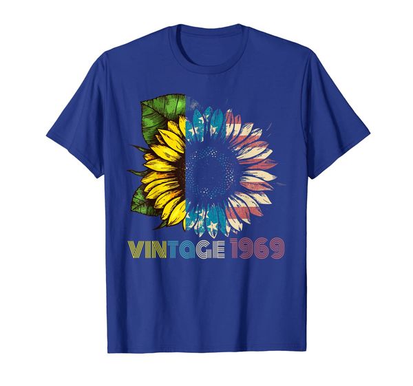 50th Birthday Gift Vintage 1969 Classic T-shirt Sunflower, White;black
50th Birthday Gift Vintage 1969 Classic T-shirt Sunflower, White;black