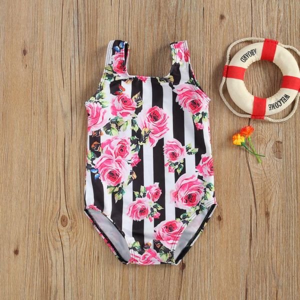 one-pieces summer kids toddler girls one-piece swimsuit cute striped rose flower print sleeveless bathing suit girl's beach, Black
one-pieces summer kids toddler girls one-piece swimsuit cute striped rose flower print sleeveless bathing suit girl's beach, Black