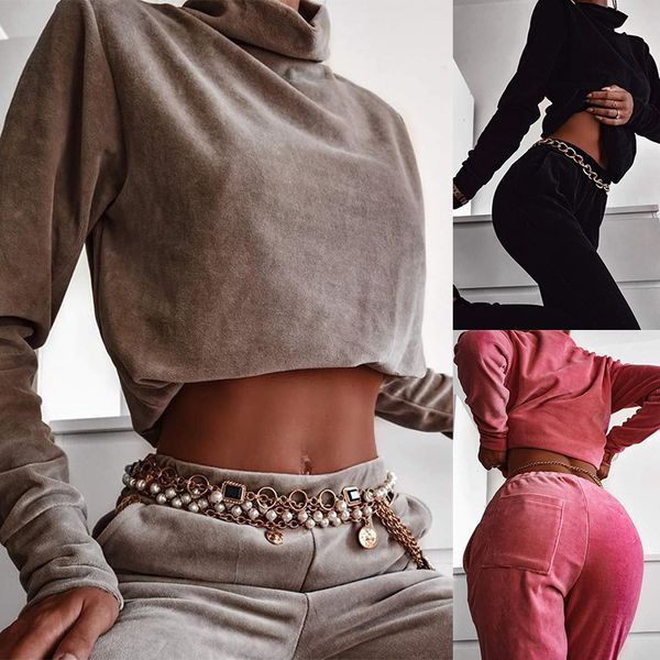 autumn female streetwear crop active joint trousers sweater street garments without seat belts bquz, White
autumn female streetwear crop active joint trousers sweater street garments without seat belts bquz, White