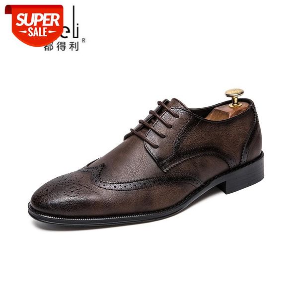 new 2020 men dress shoes formal wedding genuine leather shoes retro brogue business office men's flats oxfords for male zapatos #t58g
new 2020 men dress shoes formal wedding genuine leather shoes retro brogue business office men's flats oxfords for male zapatos #t58g
