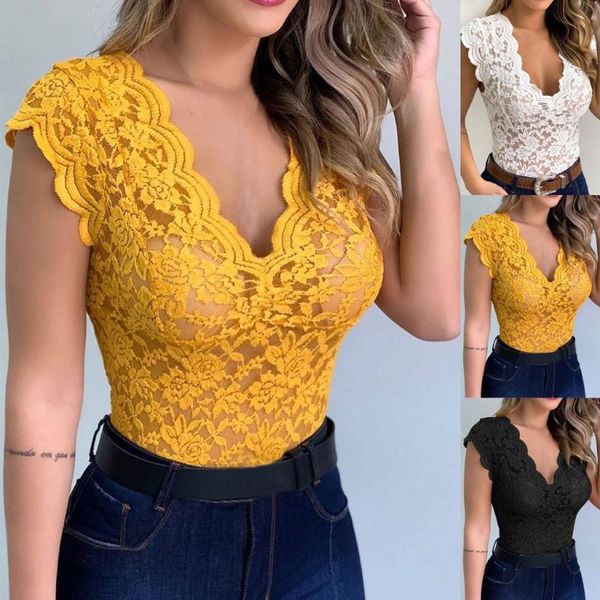 women's blouses & shirts women bodysuits lingerie solid v-neck sheer mesh lace sleeveless slim bodysuit teddy babydoll clothes 2021 per, White
women's blouses & shirts women bodysuits lingerie solid v-neck sheer mesh lace sleeveless slim bodysuit teddy babydoll clothes 2021 per, White
