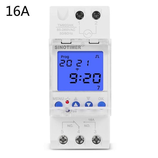 timers tm920akl 85-265v 16a programmable time switch 3-in-1 device body calendar with pulse and countdown functions
timers tm920akl 85-265v 16a programmable time switch 3-in-1 device body calendar with pulse and countdown functions