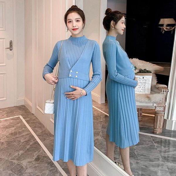 maternity dresses 2021 winter pregnant women fashion knitting dress long sleeve turtleneck sweater vest patchwork pleated, White
maternity dresses 2021 winter pregnant women fashion knitting dress long sleeve turtleneck sweater vest patchwork pleated, White