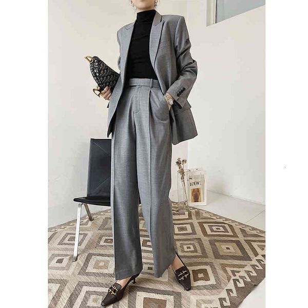 women's two piece pants 2021 woman 2 suit lady in office elegant business wear blazers high waist wide pants clothes, White
women's two piece pants 2021 woman 2 suit lady in office elegant business wear blazers high waist wide pants clothes, White