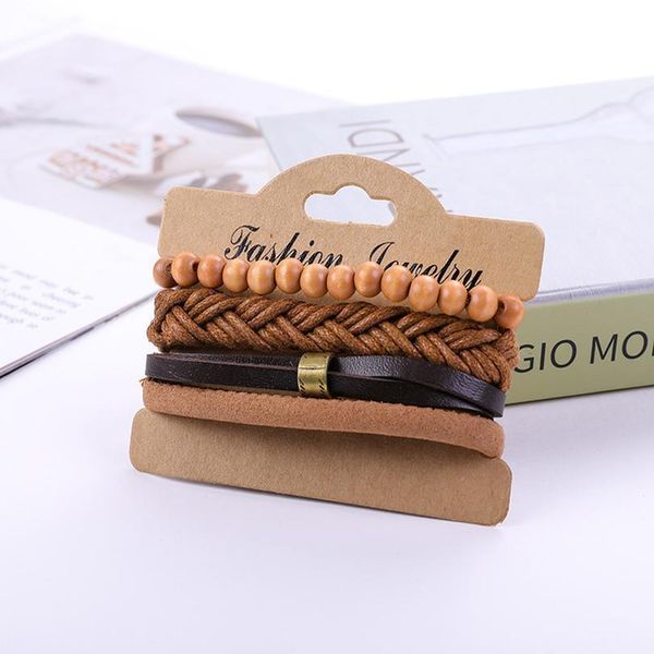 eif dock ethnic 4 pcs/set wood beads charm handmade woven men leather bracelets women vintage bangle male homme jewelry jllntb
eif dock ethnic 4 pcs/set wood beads charm handmade woven men leather bracelets women vintage bangle male homme jewelry jllntb