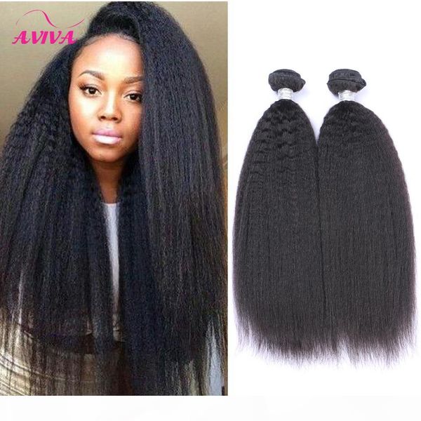 brazilian virgin human hair weave bundles kinky straight 8a peruvian malaysian indian mongolian italian coarse yaki straight hair extensions, Black
brazilian virgin human hair weave bundles kinky straight 8a peruvian malaysian indian mongolian italian coarse yaki straight hair extensions, Black