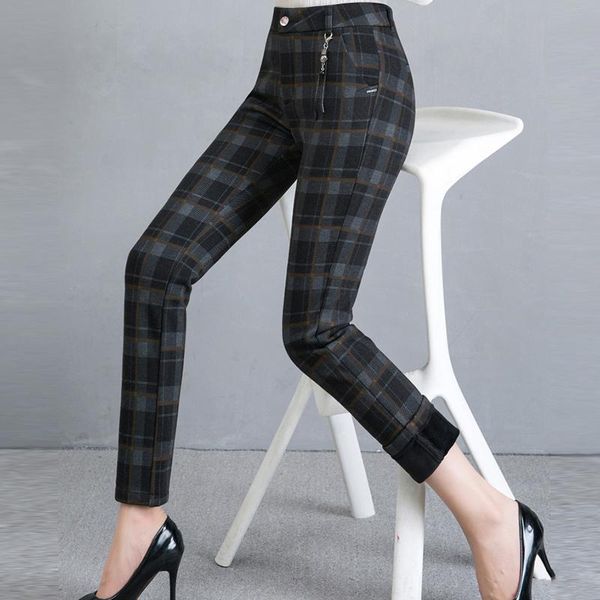 women's pants & capris 2021 women plaid full length high waist winter warm streetwear straight lady trousers leggings plus size 3xl 4xl, Black;white
women's pants & capris 2021 women plaid full length high waist winter warm streetwear straight lady trousers leggings plus size 3xl 4xl, Black;white