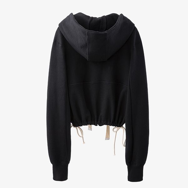 casual patchwork drawstring sweatshirt for women hoodie collar lace up short hodded female fashion new clothing, Black
casual patchwork drawstring sweatshirt for women hoodie collar lace up short hodded female fashion new clothing, Black
