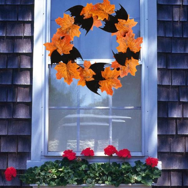 decorative flowers & wreaths halloween wreath bat garland pendant bar decorations window door hanging
decorative flowers & wreaths halloween wreath bat garland pendant bar decorations window door hanging