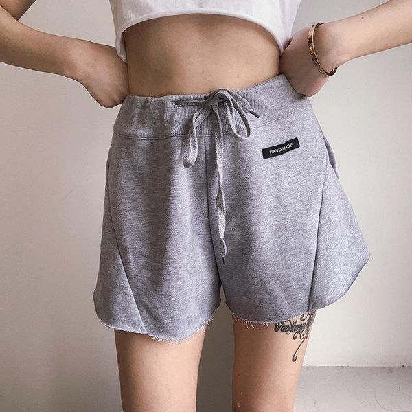women's shorts casual women summer holiday loose high waist drawstring solid color sports wear running jogger, White;black
women's shorts casual women summer holiday loose high waist drawstring solid color sports wear running jogger, White;black