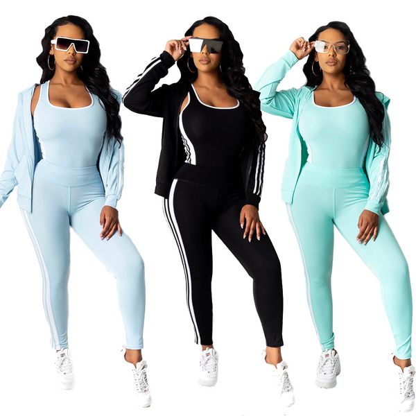 2021 new solid color stripe printting tank pencil trousers & long sleeve cardigan coat autumn women suit casual 3 piece set 9e0l, Gray
2021 new solid color stripe printting tank pencil trousers & long sleeve cardigan coat autumn women suit casual 3 piece set 9e0l, Gray
