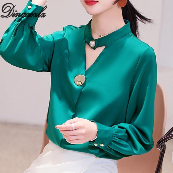 women's blouses & shirts dingaozlz temperament fashion women blouse v-neck occupation shirt hollow out long-sleeved chiffon, White
women's blouses & shirts dingaozlz temperament fashion women blouse v-neck occupation shirt hollow out long-sleeved chiffon, White