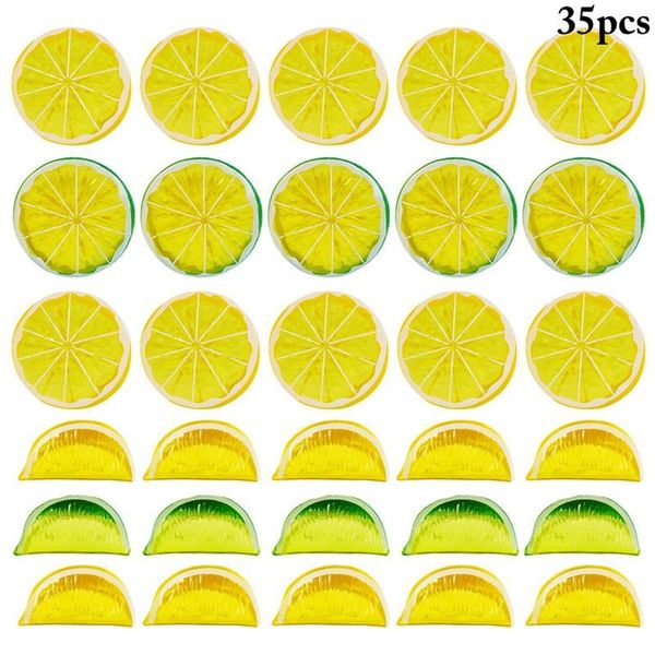 party decoration 35pcs artificial fruit faux slice fake block realistic decorative for wedding home garden decor supplies
party decoration 35pcs artificial fruit faux slice fake block realistic decorative for wedding home garden decor supplies