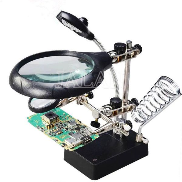 cell phone repairing tools third hand soldering repair tool welding magnifying glass with led light 3.5x-12x lens auxiliary clip loupe
cell phone repairing tools third hand soldering repair tool welding magnifying glass with led light 3.5x-12x lens auxiliary clip loupe